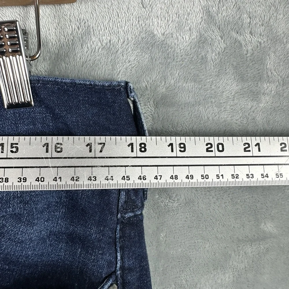 True Religion Rocco Relaxed Skinny Jeans Mens 36 Blue Distressed Stretch Denim